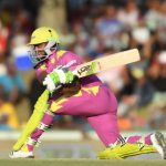 25 November 2018: Mangaliso Mosehle of the Paarl Rocks during the Mzansi Super League match between his team and Cape Town Blitz at EuroLux Boland Park in Paarl. (Photograph by Ashley Vlotman/Gallo Images)