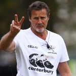 16 October 2018: Robert du Preez, head coach of the Cell C Sharks, during a training session at Jonsson Kings Park in Durban. (Photograph by Steve Haag/Gallo Images)