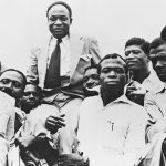 14 April 1957: Government officials hoist then prime minister Kwame Nkrumah on to their shoulders in celebration of Ghana gaining its independence from Great Britain. (Photograph by Bettmann/Contributor)