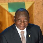 7 February 2019: President Cyril Ramaphosa delivers his State of the Nation address at Parliament in Cape Town, South Africa. (Photograph by Rodger Bosch/Reuters)