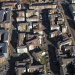 19 July 2018: An aerial view of new apartments in Jabulani, Soweto. South Africa’s largest township is home to some big developments, including shopping malls. (Photograph by Per-Anders Pettersson/Getty Images)