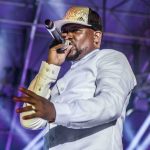 27 April 2018: Linda Mkhize, better known as Prokid, on stage during the 12th annual Back To the City festival in Newtown, Johannesburg. Photograph by Sabelo Mkhabela