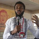 21 September 2018: Jean-Marie Kalonji, an activist with the youth movement Quatrieme Voie in Winneba, Ghana.