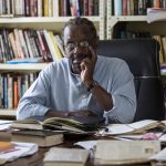 Philosopher Mabogo More in his study at his home in Pinetown, Durban. (Photograph courtesy of Rogan Ward/Mail & Guardian)