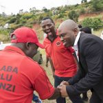 18 May 2018: Abahlali baseMjondolo president Sibusiso Zikode at the eKukhanyeni land occupation near Mariannhill in KwaZulu-Natal.