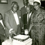 Allison Wessels George Champion (2nd from left), leader of the Industrial and Commercial Workers’ Union of Natal. (Photograph supplied by UKZN Campbell Collections)