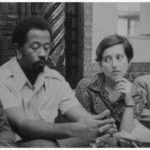 1969: Eldridge Cleaver and Elaine Mokhtefi at the National Liberation Front’s headquarters in Algiers. (Photograph supplied by Verso Books)