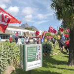 21 March 2019: Land and housing movement Reclaim the City occupied Rondebosch Golf Course on Human Rights Day in protest against the City of Cape Town’s failure to redistribute public land for affordable housing.