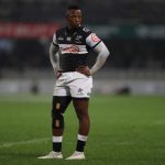 22 September 2018: S'bu Nkosi during the Currie Cup match between Cell C Sharks and Xerox Golden Lions XV at Jonsson Kings Park Stadium in Durban. (Photograph by Steve Haag/Gallo Images)