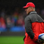 14 October 2018: Johan Ackermann, Head Coach of Gloucester Rugby, at the Heineken Champions Cup match between Gloucester Rugby and Castres Olympique, at Kingsholm Stadium. (Photograph by Dan Mullan/Getty Images)