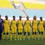 18 November 2018: A general view of Banyana during the 2018 TOTAL Africa Women’s Cup of Nations match between South Africa and Nigeria at the Cape Coast Stadium in Cape Coast, Ghana. (Photo by Segun Ogunfeyitimi/Gallo Images)