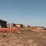 18 April 2019: An empty site that was home to a large number of Gabon shack dwellers.