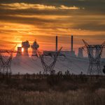 29 April 2018: Eskom’s Duvha Power Station at dawn. The facility, 25km from eMalahleni, is one of 12 coal-burning power stations in Mpumalanga. (Photograph by Daylin Paul)