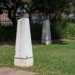 13 March 2019: Sharpeville resident Mphonyana Matsabu at the memorial site that honours those killed in the massacre. Matsabu lost her brother, James Buti Bessie, that day.