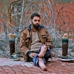 19 October 2016: Torture victim Nazir Ahmad Sheikh, 46, photographed with his prosthetic legs in Srinagar, the summer capital of Indian-administered Kashmir. North Kashmir resident Sheikh says despite having no militancy or criminal record, he was picked up and tortured by the Indian army’s 14 Dogra Regiment in December 1994. Sheikh lost four fingers and both feet, and had to sell ancestral land to buy artificial limbs. (Photograph by Yawar Nazir/Getty Images)