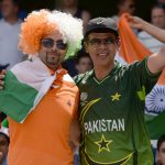 18 June 2017: Spectators at the final ICC Champions Trophy match between India and Pakistan at the Oval cricket ground in London, England. (Photograph by Philip Brown/Getty Images)