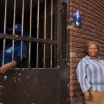5 June 2019: Warwick vendor Dora Khumalo outside the often shut public toilet close to where she works.