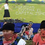 8 March 2018: Thousands of women from around the world took part in the First International Gathering of Politics, Art, Sport and Culture for Women in Struggle, held in Morelia, Chiapas, Mexico. (Photograph by Simona Granati - Corbis/Getty Images)