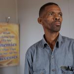 25 May 2018: Zwelothando ‘Apie’ Moni, one of the Blaauwkrantz farm workers involved in a land dispute with Eastern Cape farmer Arthur Rudman. (Photograph by James Oatway)