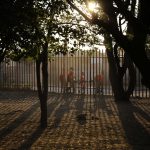 28 May 2019: Children making their way to Letsha Primary School in Daveyton on World Hunger Day, where they ate a Kellogg’s breakfast before school.