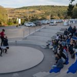 29 June 2019: Cast members performing Burning Rebellion, an ecological protest poem put on by the Well Worn Theatre Company at the National Arts Festival in Makhanda.