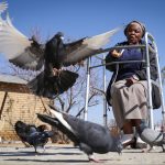 12 July 2019: Martina Tshabalala lives in Kutlwanong township in Odendaalsrus, Free State, where she has built a shack on the concrete foundation slab government laid for her RDP house nine years ago.