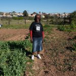 30 July 2019: Urban farmer Virginia Kima, who has occupied 2 hectares of land close to a river in Khayelitsha, near Uitenhage in the Eastern Cape, where she is farming vegetables.