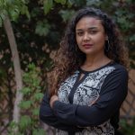 27 July 2019: Ola Diab poses at her home in Qatar. She left Sudan as a small child, 25 years ago.