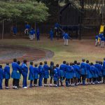 9 August 2019: Schoolkids from a primary school in eSwatini playing during a school outing near the capital city of Mbabane. The government spends between R650 and R725 a year per primary school learner.