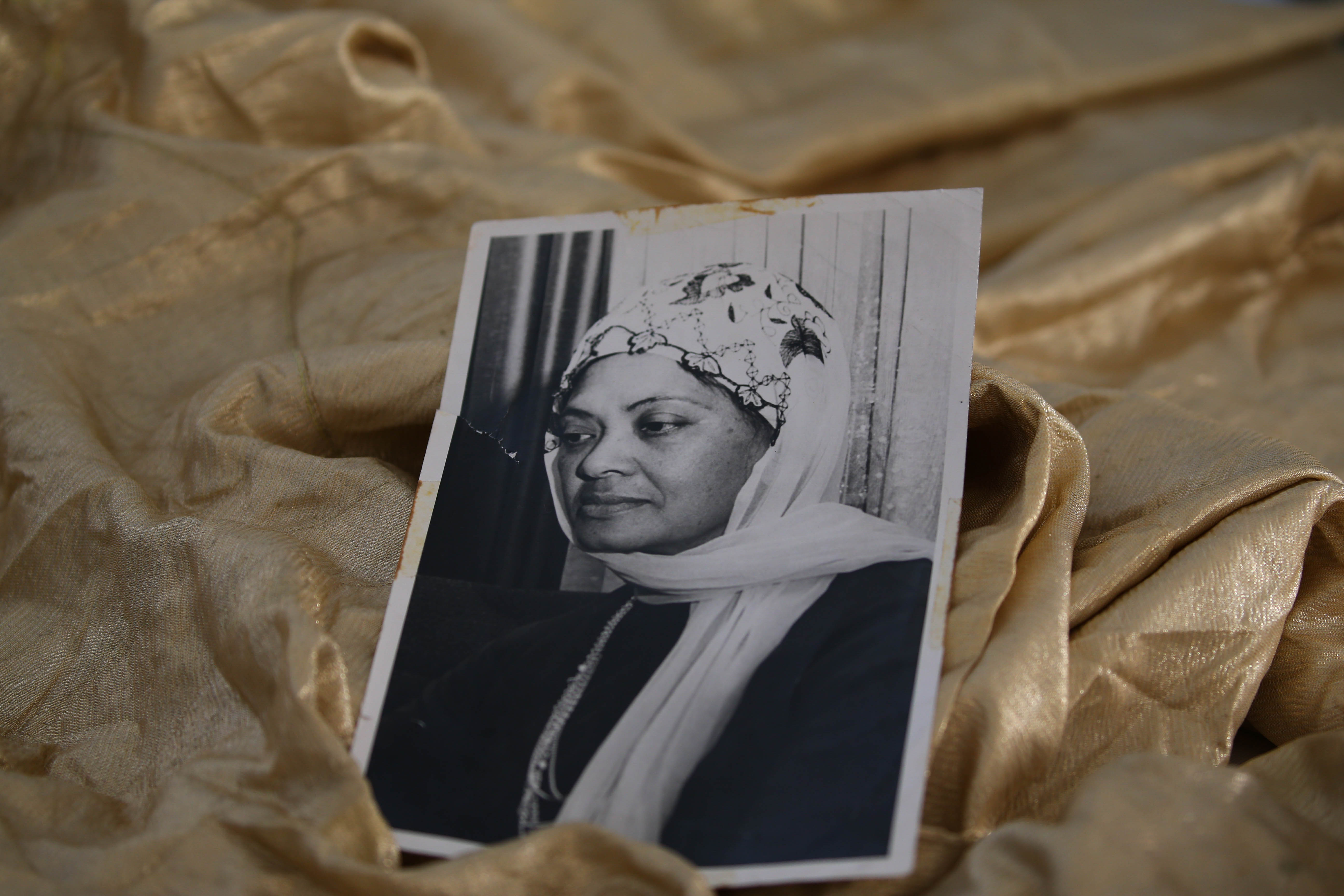 22 September 2019: A photo of Galiema Haron, wife of Imam Haron, taken while she was in mourning after his death in 1969.