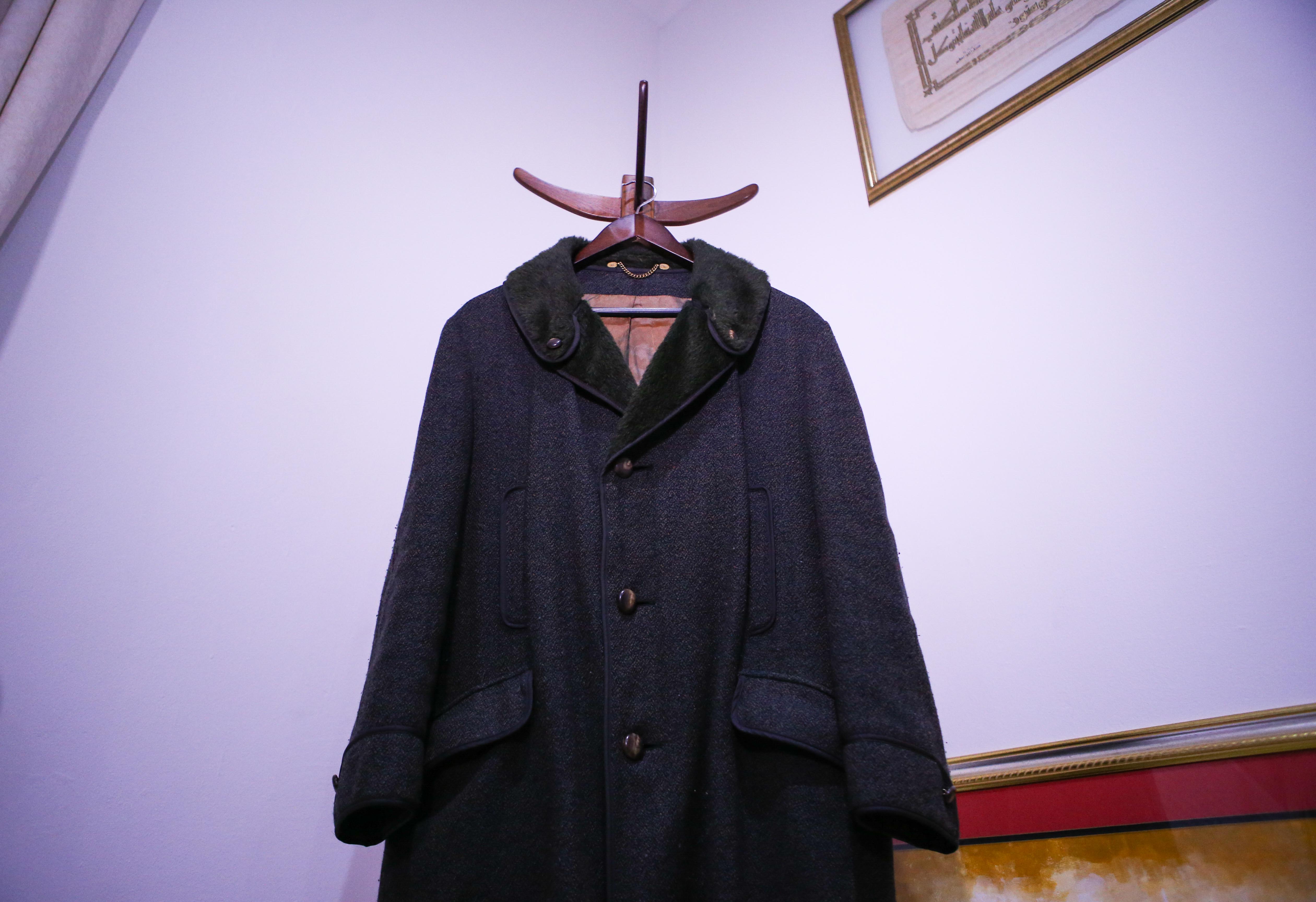 21 September 2019: The coat Imam Haron wore on the morning of 28 May 1969 when he was detained by the Security Branch at Caledon Square Police Station.