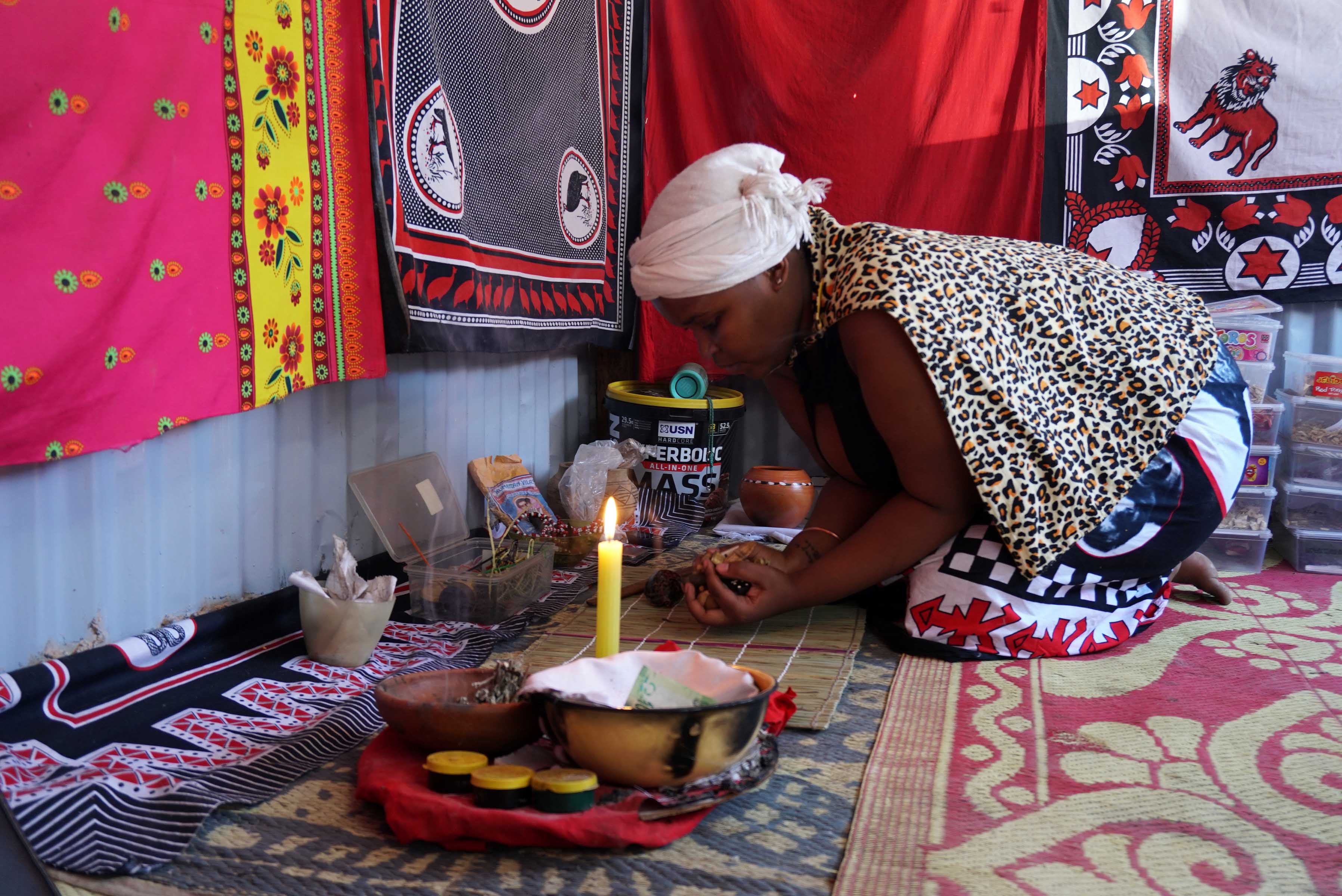 14 September 2019: Andiswa Khoza works from home, where she has a consulting room. Her case against her former trainer was postponed to early October.