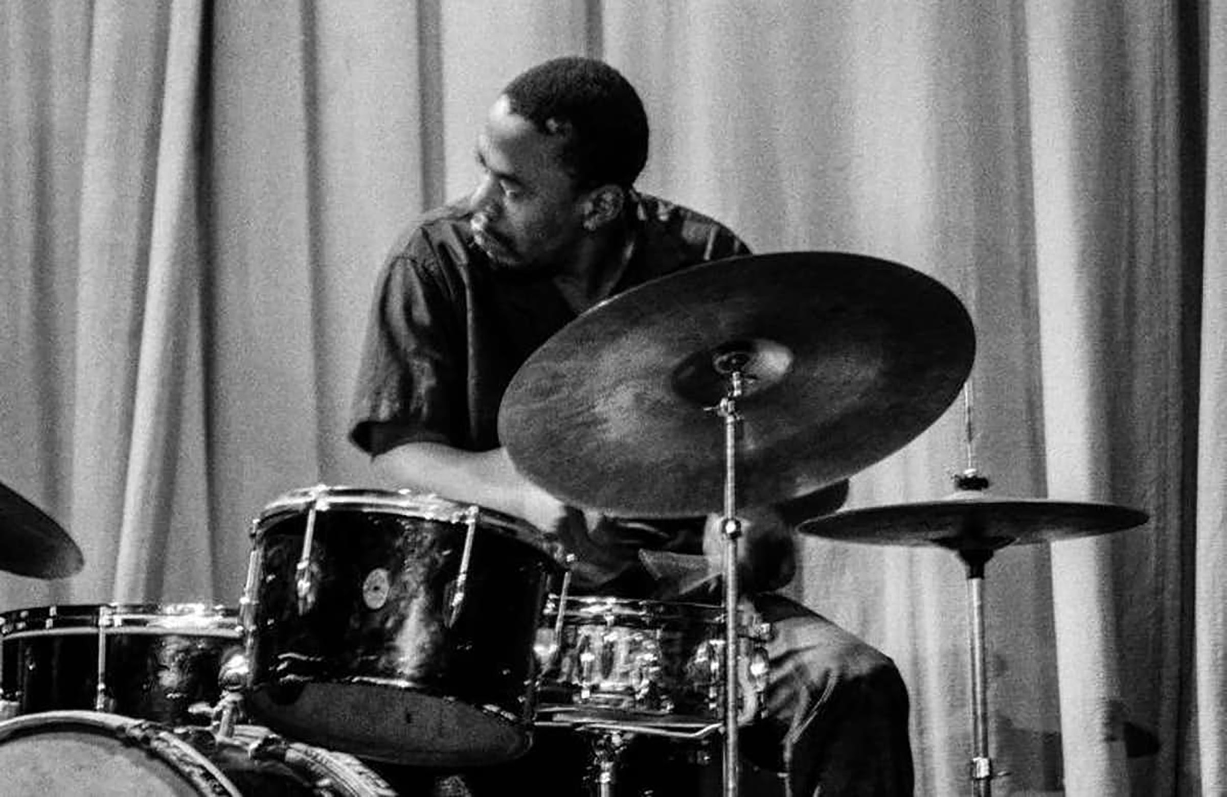 1964: Legendary drummer Louis Moholo-Moholo is the sole surviving member of the Blue Notes. 