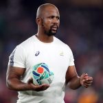 27 October 2019: Springbok assistant coach Mzwandile Stick during South Africa’s 2019 Rugby World Cup semifinal against Wales at the International Stadium Yokohama in Yokohama, Kanagawa, Japan. (Photograph by Steve Haag/Gallo Images)