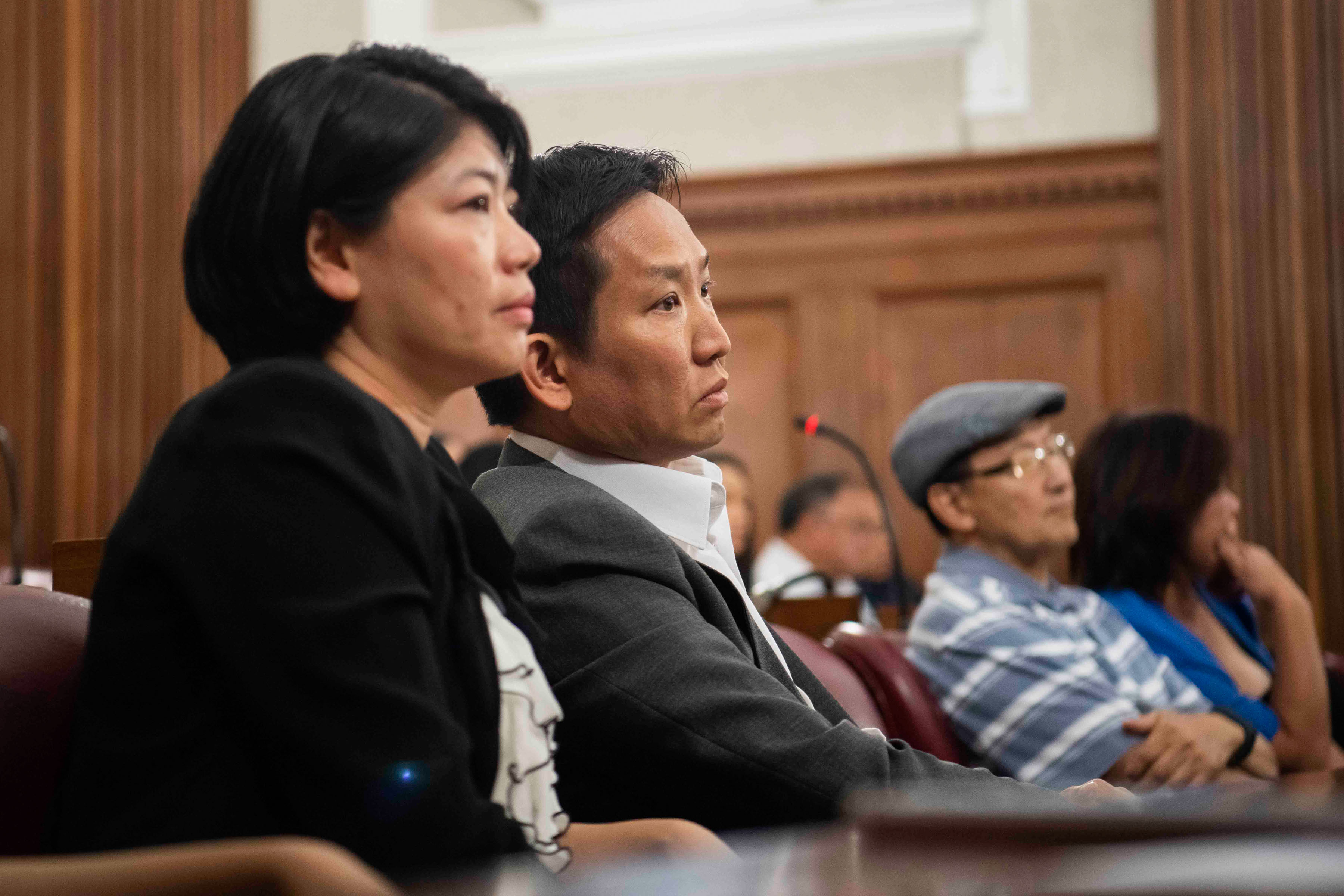 25 November 2019: The Chinese Association chairperson Erwin Pon (centre) is one of the witnesses in the case. 