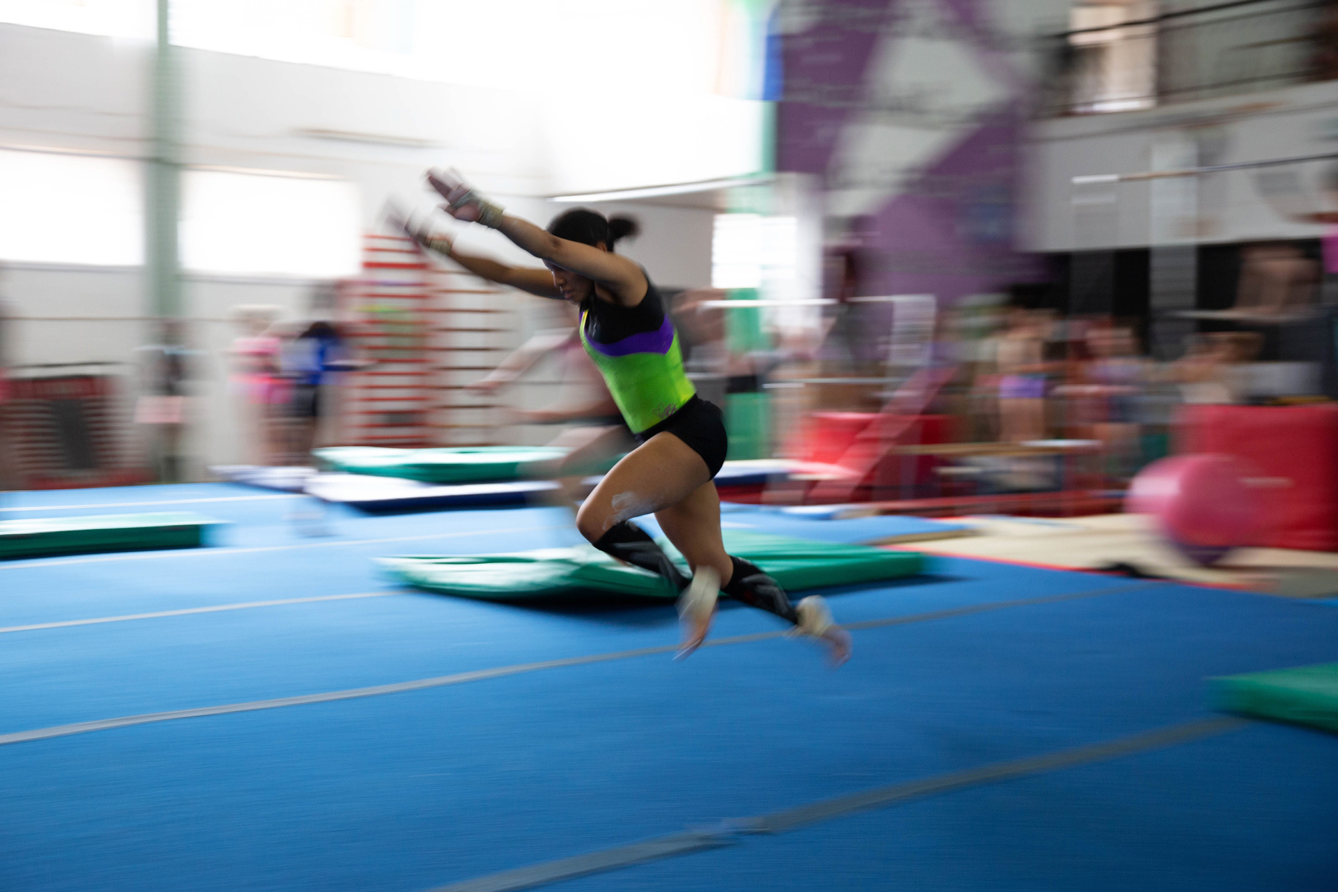 19 November 2019: Caitlin Rooskrantz training at the Johannesburg Gymnastics Centre in Newlands, Johannesburg. 