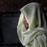 9 September 2016: Seven-year-old Dipti (not her real name) on her roof, where a neighbour raped her when she was four years old. Her parents reported the incident, but the police denied Dipti medical treatment. The event has divided their community. (Photograph by Getty Images)