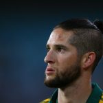 9 November 2014: Wayne Parnell of South Africa during the third game of the Proteas’ Twenty20 series against Australia at ANZ Stadium in Sydney, Australia. (Photograph by Mark Kolbe/Getty Images)