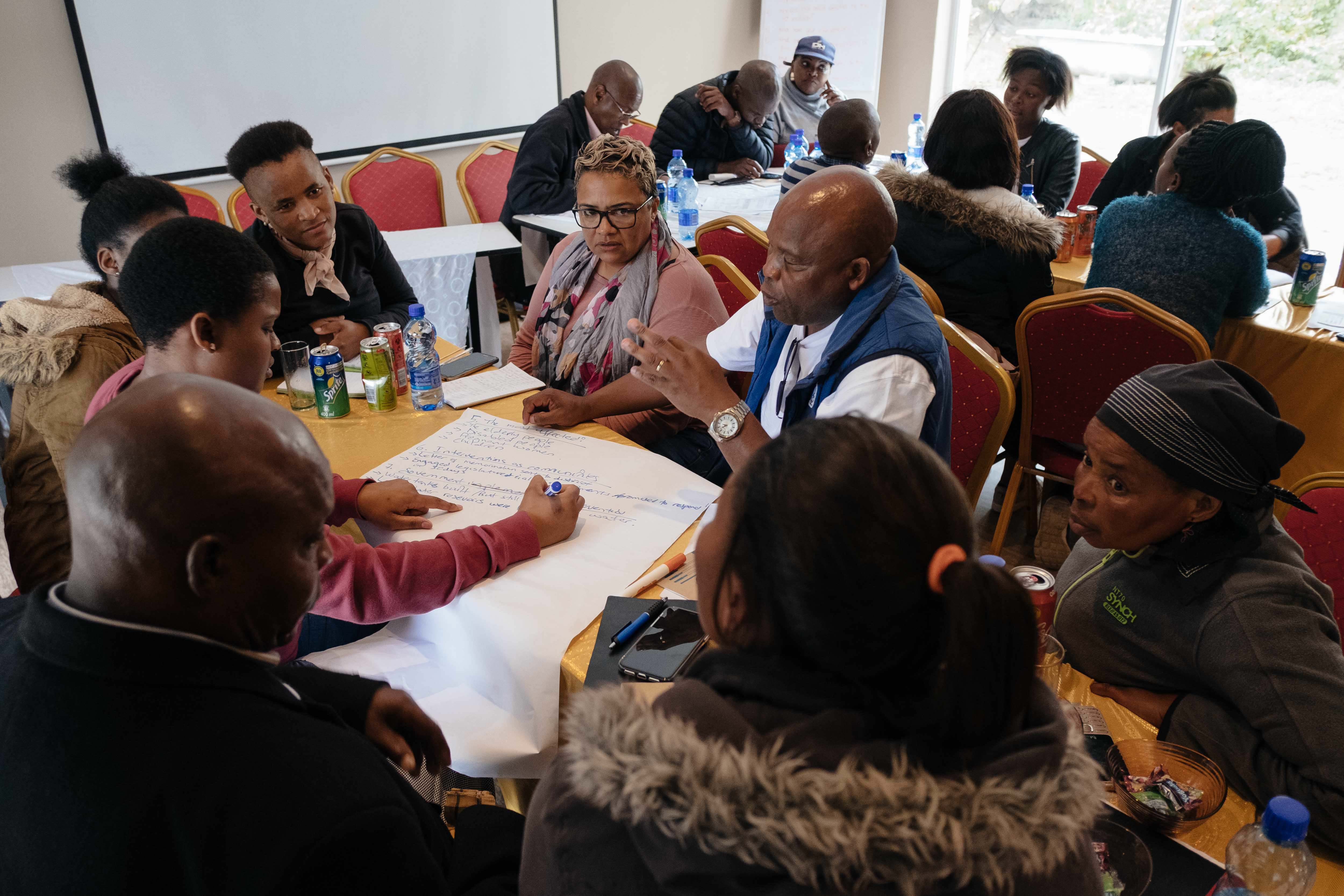 11 November 2019: Activists formed focus groups to share their experience, discuss problems on the ground and map out a plan of action to take back to their communities. 