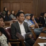 25 November 2019: Centre, The Chinese Association chairperson Erwin Pon in the Johannesburg High Court after the anti-Chinese hate speech case resumed.