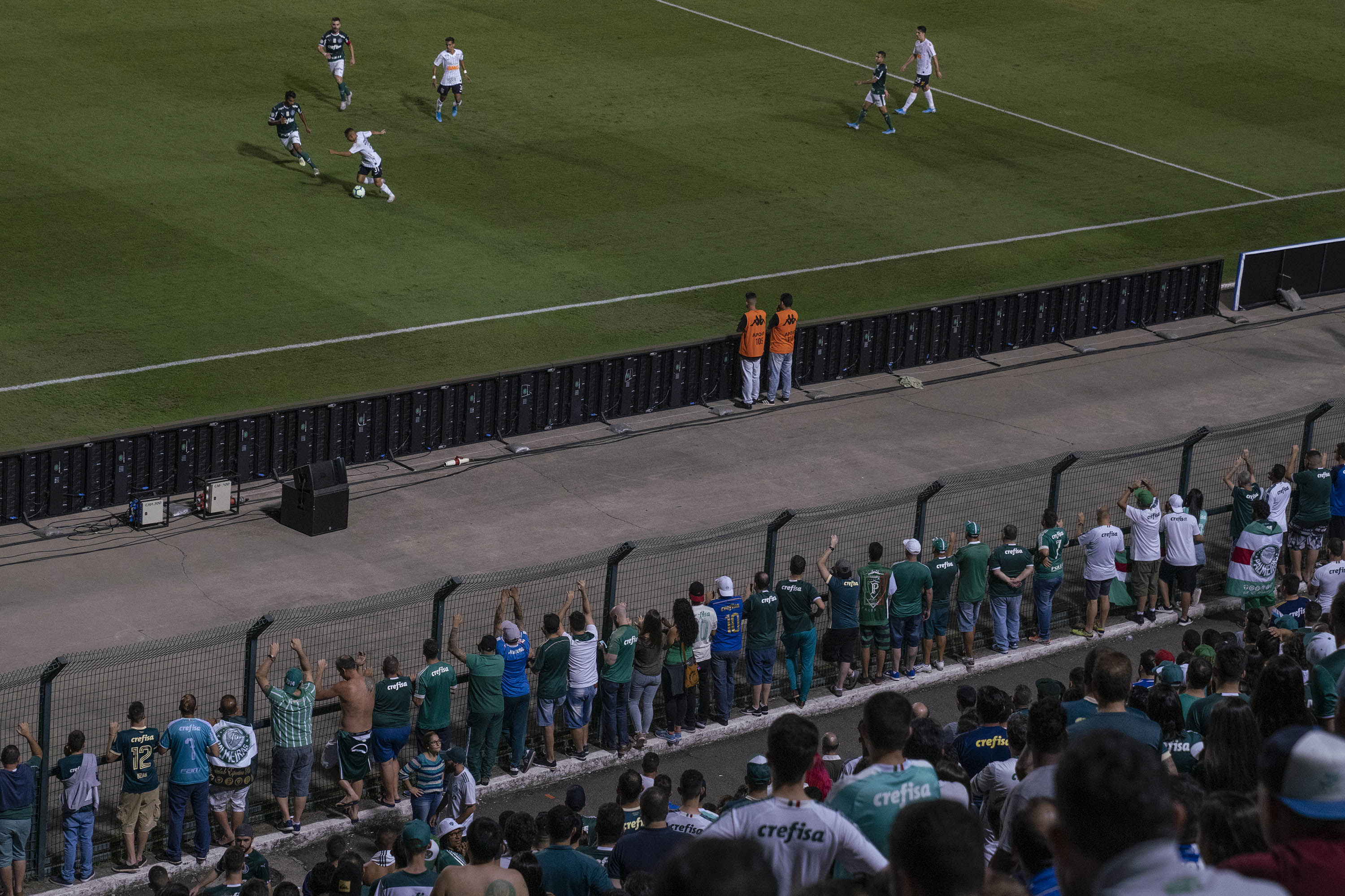 10 November 2019: The recent Paulista Derby between São Paulo rivals Palmeiras and  Corinthians at the Estadio Municipal stadium. (Photograph by Ihsaan Haffejee)