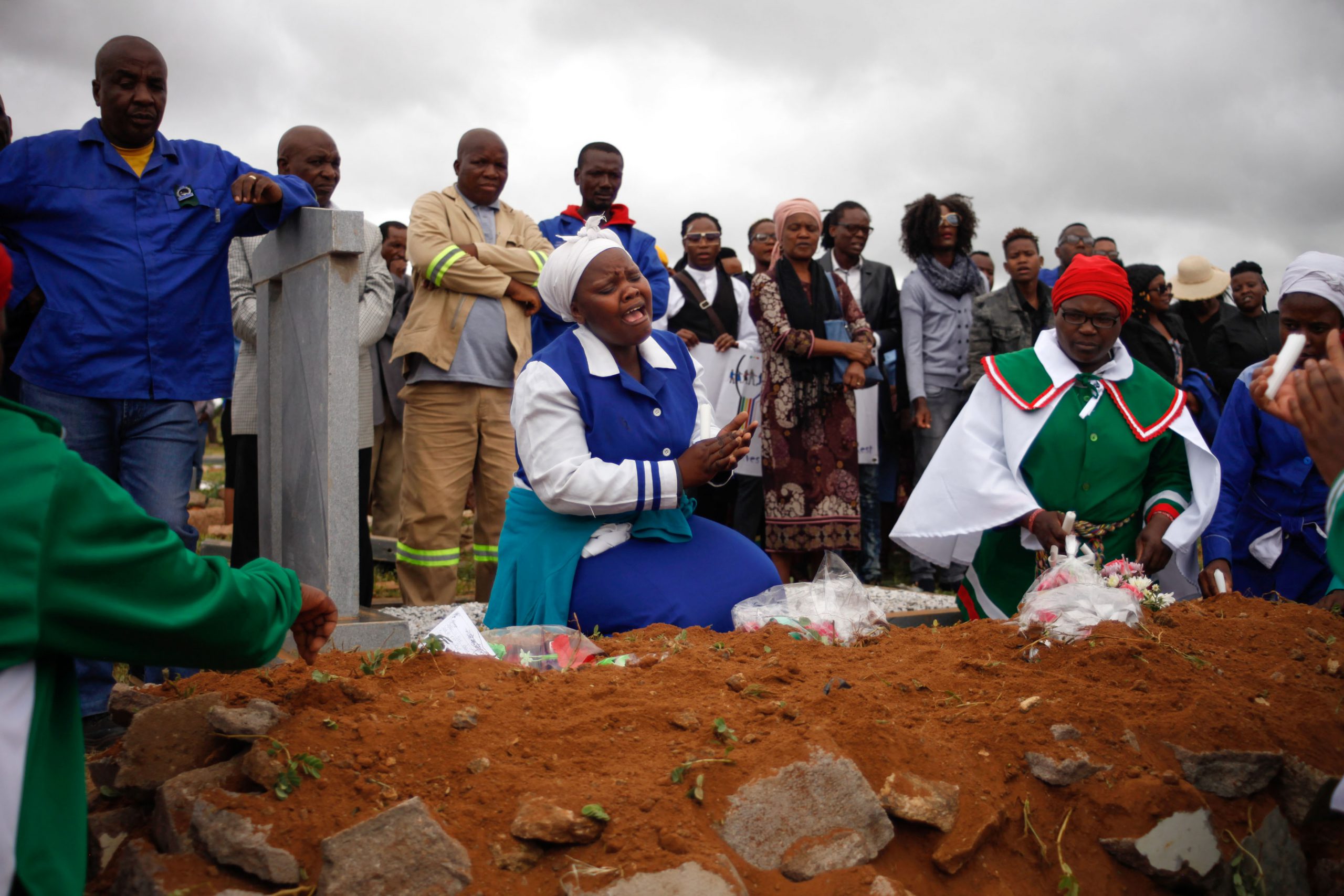 11 January 2020: Community members mourn Nare Mphela’s violent death.