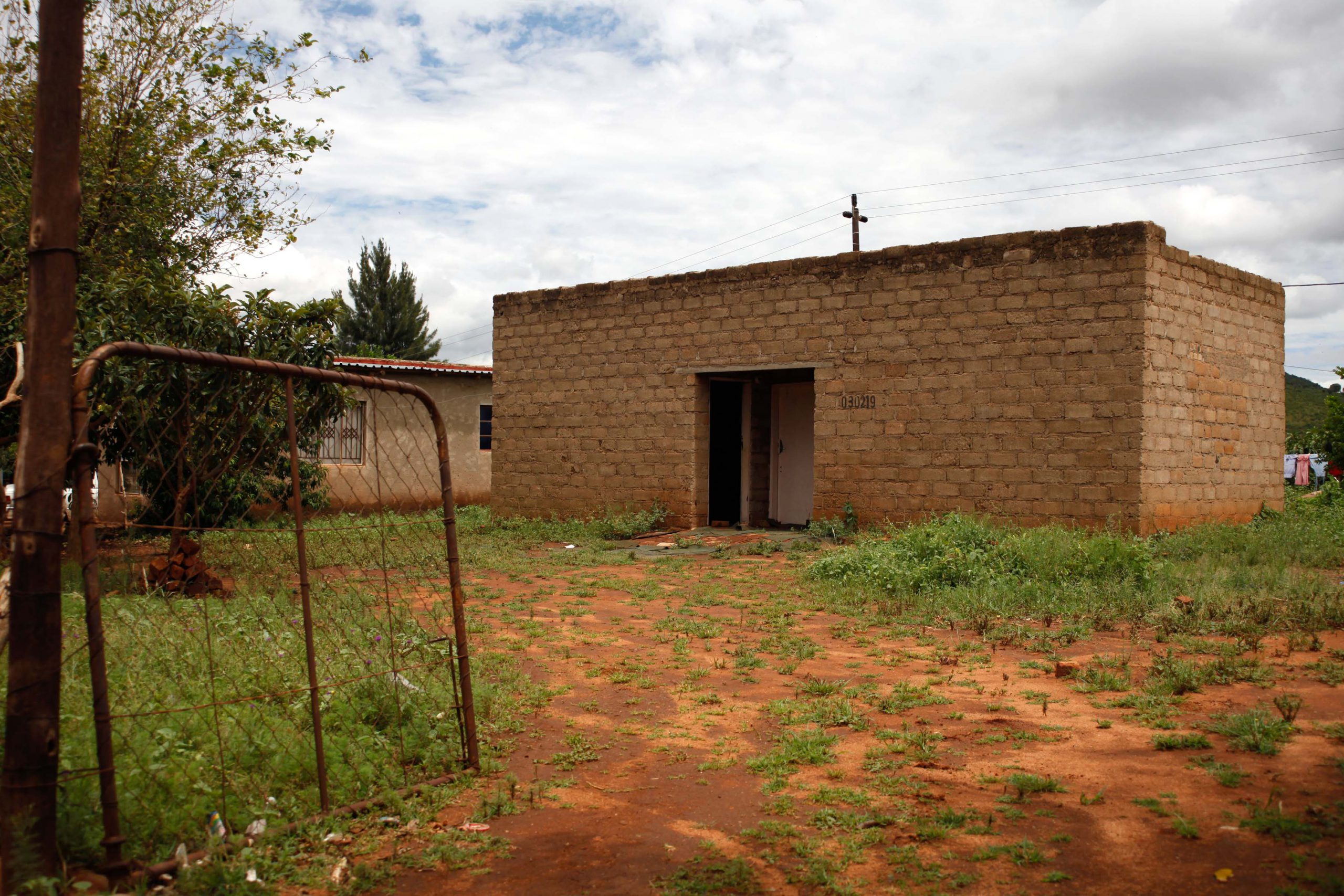 12 January 2020: The rented house where Nare Mphela was murdered in Mokopane, Limpopo. 