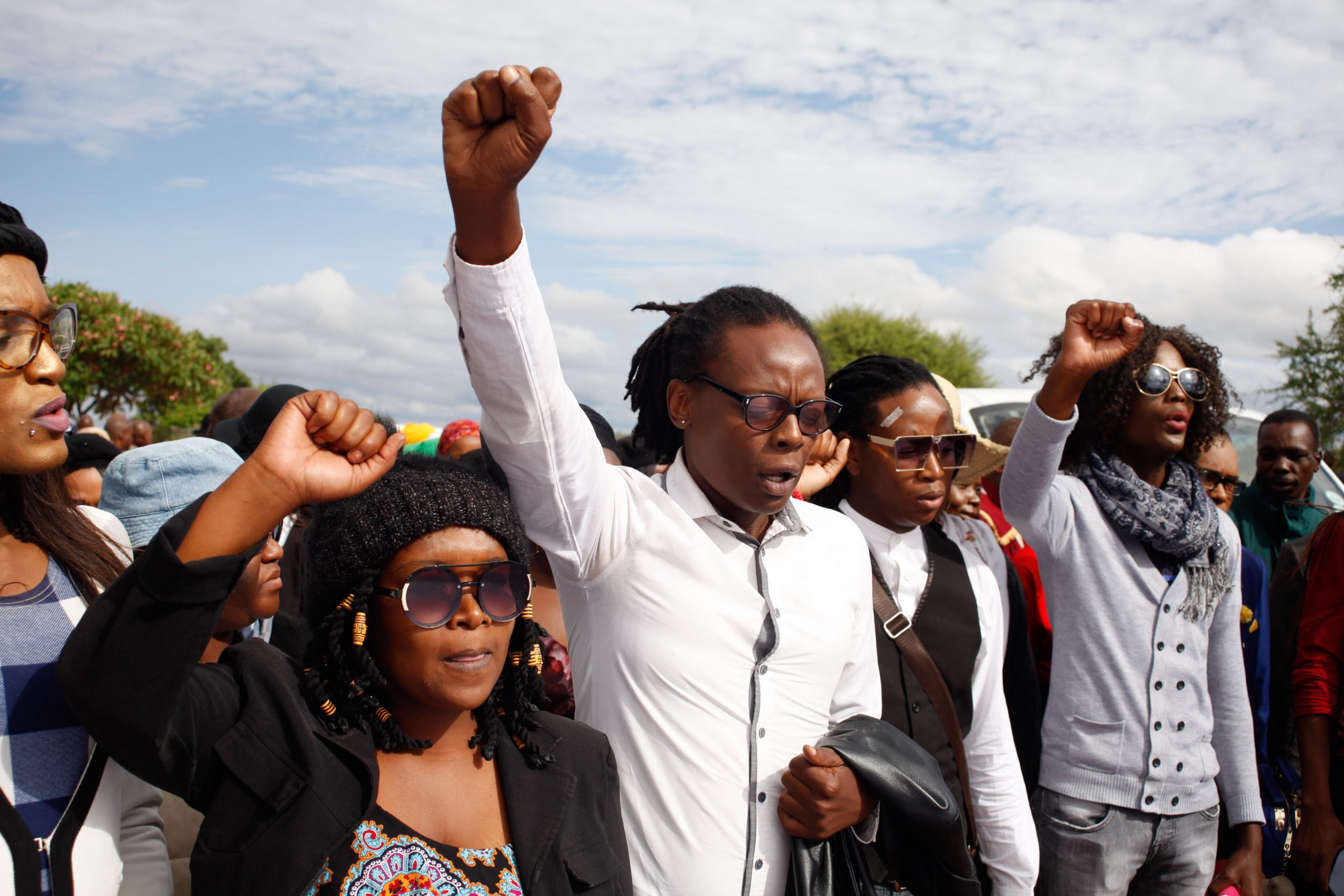 11 January 2020: During Nare Mphela’s funeral, LGBTQIA+ activists tweeted using the hashtag #NareMphela and sang songs of protest. 