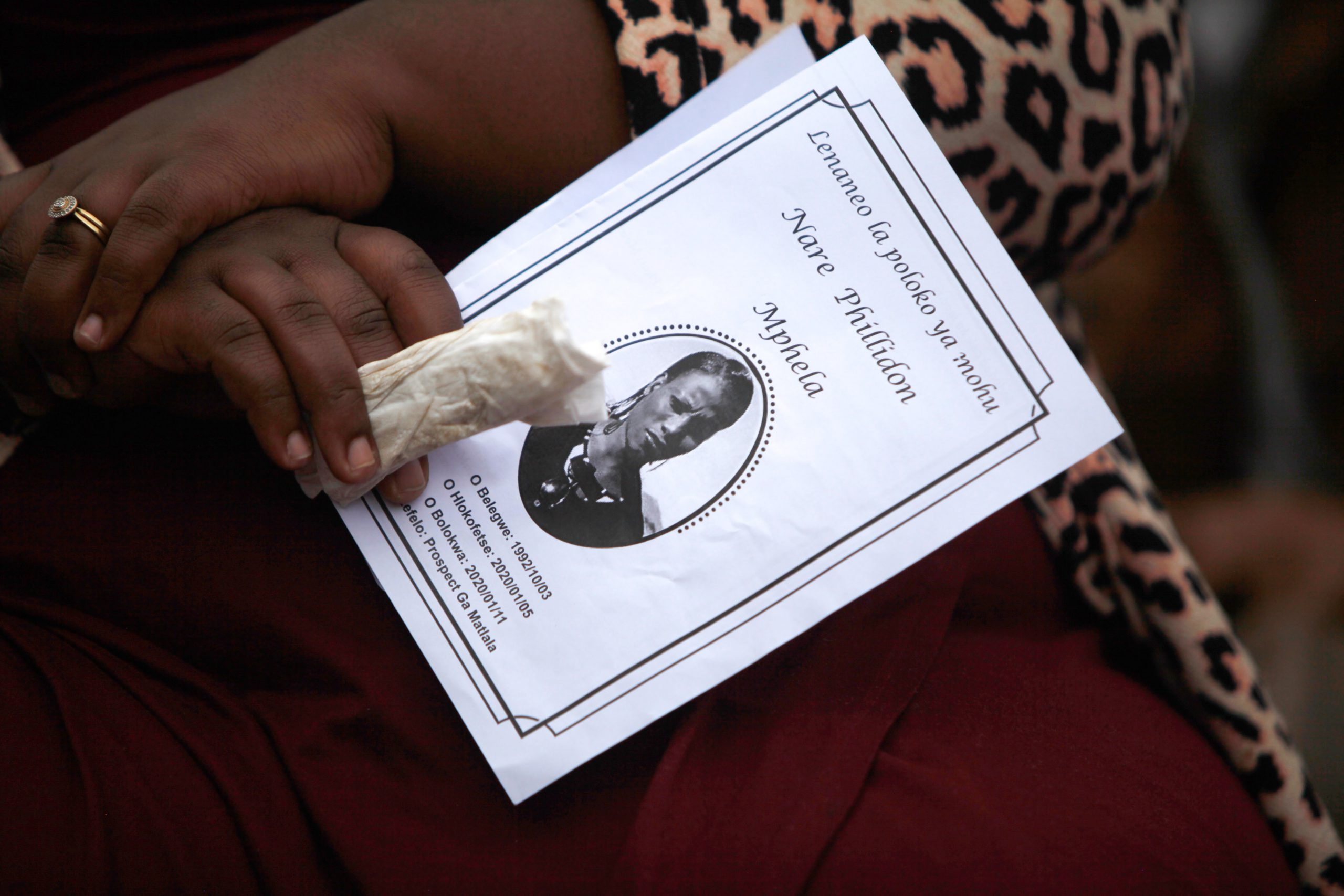 11 January 2020: Nare Mphela was a deeply religious woman, attending her local Apostolic church. 