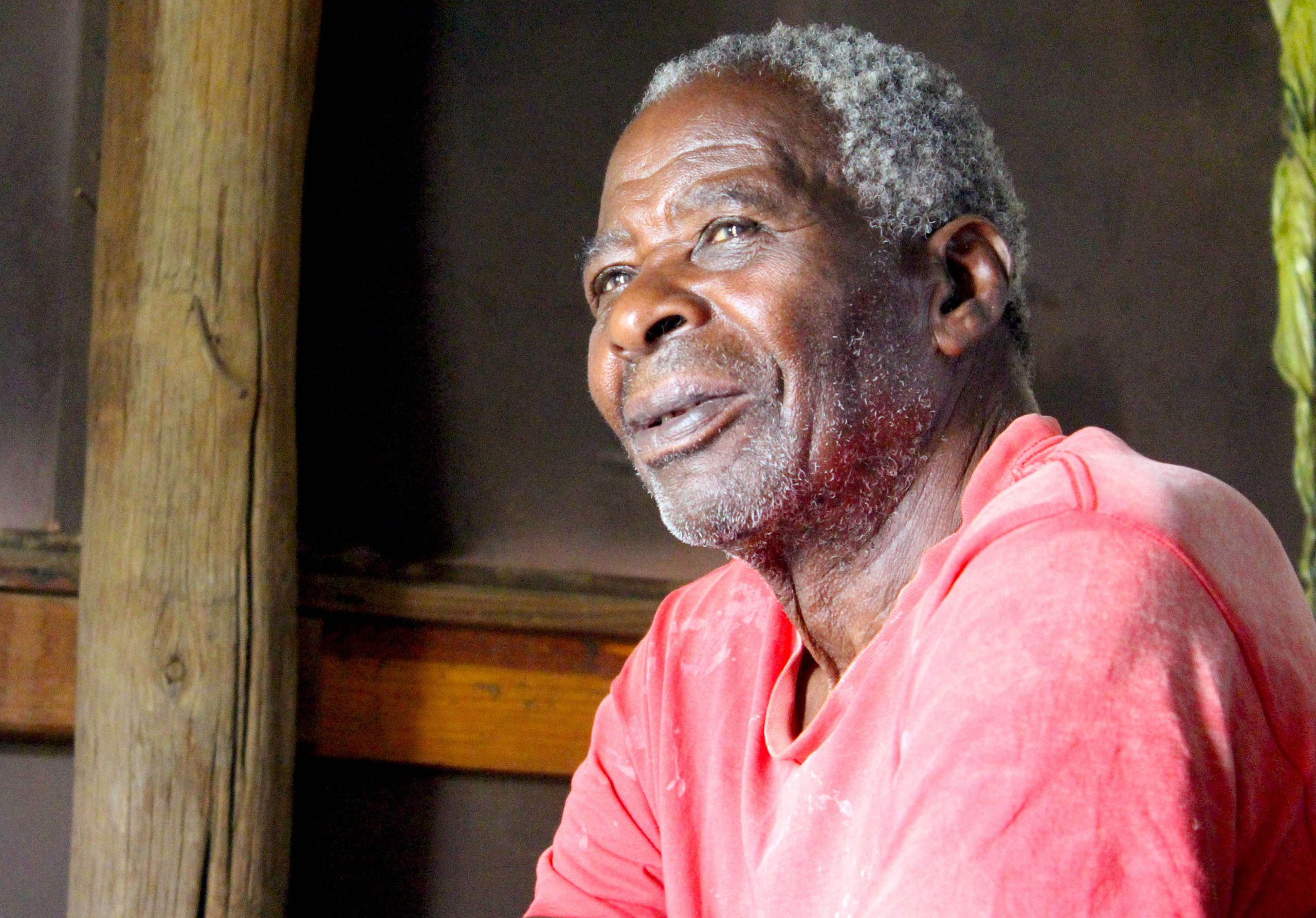 16 March 2019: Mahlomelane Johannes Mthembu grew up as a herder in northeastern KwaZulu-Natal. He says that through all the challenges of his life, nothing took away his love of farming. (Photograph by Funiwe Ngwenya)