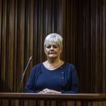 22 January 2020: Jill Burger testifying at the reopened inquest into the death of her brother, anti-apartheid activist Neil Aggett, at the South Gauteng High Court.