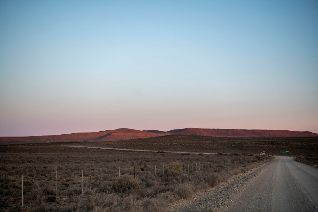 The arid landscape around Fraserburg.