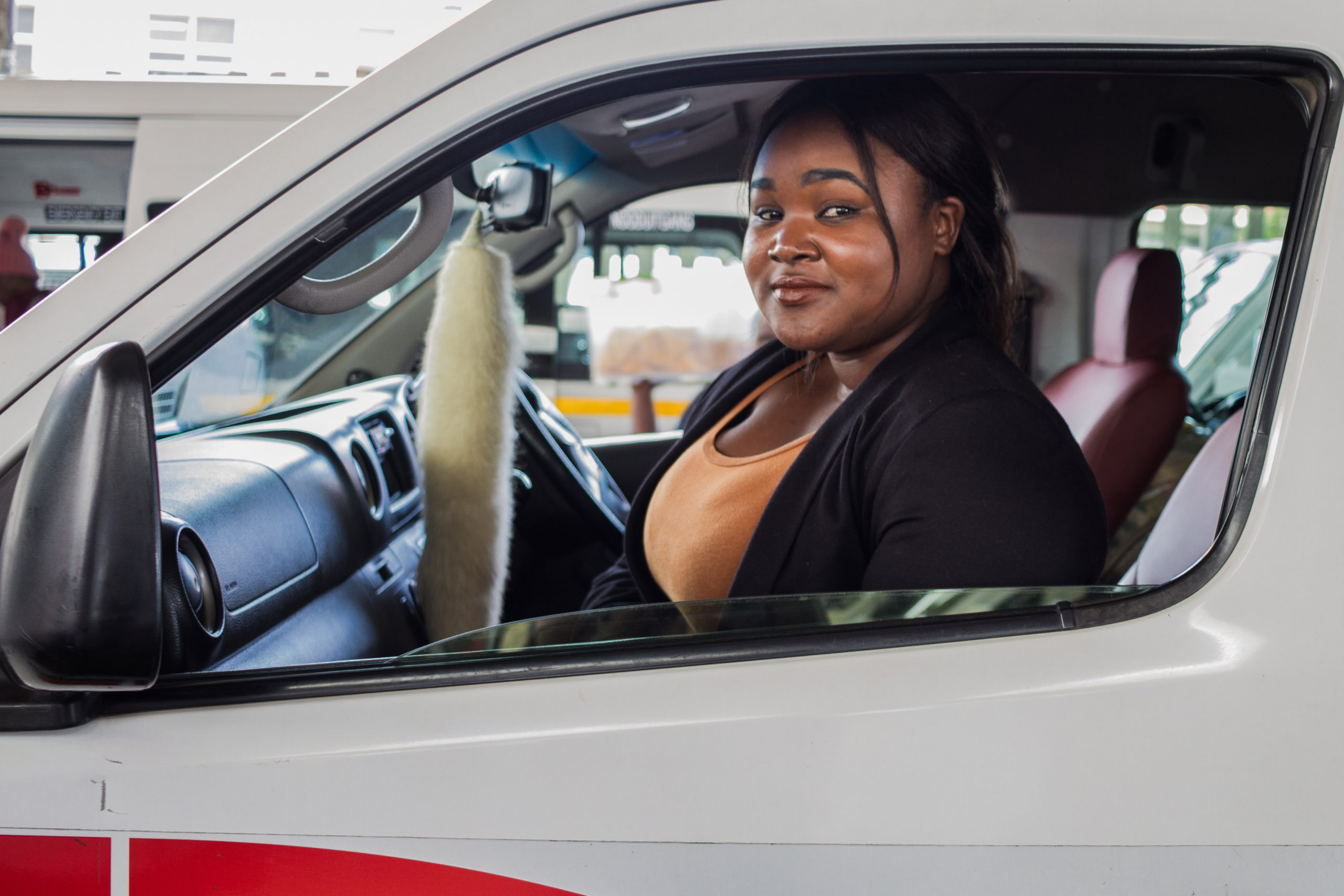 18 November 2019 : Ayanda Radebe, a student from eMolweni, south of Durban, relies on taxis for her daily commute.