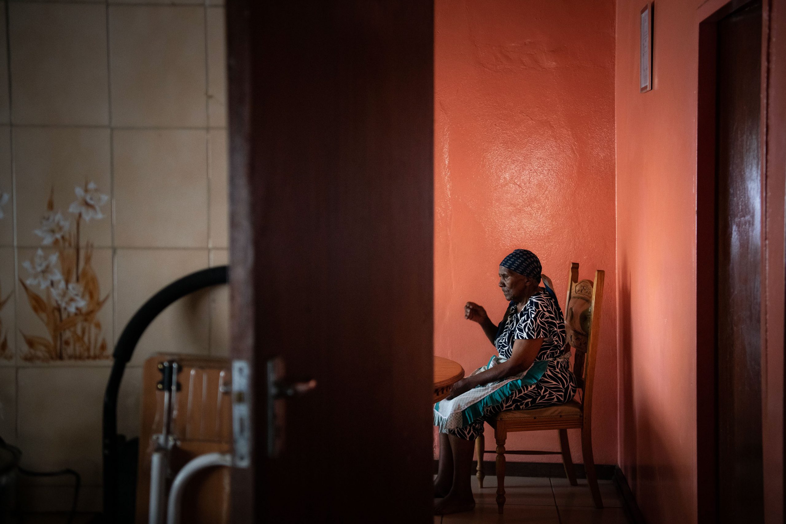 3 December 2019: Catherine Hlatshwayo in the dining room of her home.